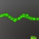 Vector magic glowing swirl trail transparent light effect. Bright shine wavy element for your design. vector illustration Vector magic glowing swirl trail transparent light effect. Bright shine wavy element for your design. vector illustration