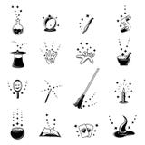 Vector magic icons set stock illustration Vector magic icons set stock illustration