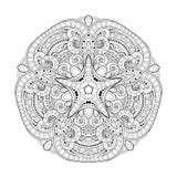 Vector Mooie Zwart-wit de Contourster van Deco, Gevormd Ontwerpelement stock illustratie Vector Mooie Zwart-wit de Contourster van Deco, Gevormd Ontwerpelement stock illustratie
