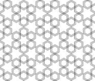 Vector musulmán árabe hexagonal blanco y negro inconsútil del modelo Fotos de archivo libres de regalías Vector musulmán árabe hexagonal blanco y negro inconsútil del modelo Fotos de archivo libres de regalías