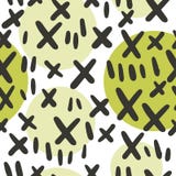 Vector naadloos patroon met de hand getrokken die elementen van de cactusnaald op witte achtergrond worden geïsoleerd Stock Foto Vector naadloos patroon met de hand getrokken die elementen van de cactusnaald op witte achtergrond worden geïsoleerd Stock Foto
