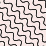 Vector nahtloses Muster, diagonalen gewellten Linien-, Schwarzen u. weißentext lizenzfreie abbildung Vector nahtloses Muster, diagonalen gewellten Linien-, Schwarzen u. weißentext lizenzfreie abbildung