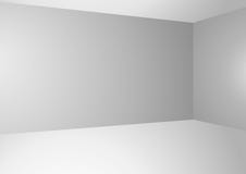 Vector o fundo com luz - paredes cinzentas do inclinação e assoalho branco ilustração royalty free Vector o fundo com luz - paredes cinzentas do inclinação e assoalho branco ilustração royalty free