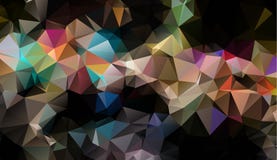 Vector o fundo geométrico poligonal moderno abstrato do triângulo do polígono Fundo geométrico escuro do triângulo ilustração stock Vector o fundo geométrico poligonal moderno abstrato do triângulo do polígono Fundo geométrico escuro do triângulo ilustração stock