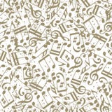 Vector o teste padrão sem emenda pontilhado luz da música com notas musicais sobre ilustração stock Vector o teste padrão sem emenda pontilhado luz da música com notas musicais sobre ilustração stock