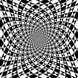 Vector optical illusion zoom black and white background royalty free illustration Vector optical illusion zoom black and white background royalty free illustration
