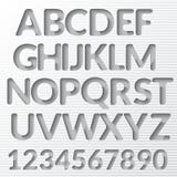 Vector Paper Graphic Alphabet Set Stock Photography Vector Paper Graphic Alphabet Set Stock Photography