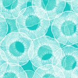 Vector Pattern With Stylized Flowers In Thin Lines Stock Image Vector Pattern With Stylized Flowers In Thin Lines Stock Image