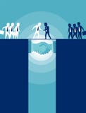Business people coming to an agreement stock illustration Business people coming to an agreement stock illustration