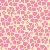 Vector pink flower seamless pattern background vector illustration Vector pink flower seamless pattern background vector illustration