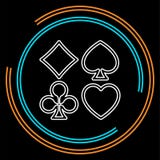Vector playing cards symbols royalty free illustration Vector playing cards symbols royalty free illustration