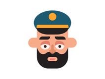Vector police on a white background vector illustration Vector police on a white background vector illustration
