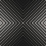 Vector radial halftone seamless pattern. Black and white geometric background stock illustration Vector radial halftone seamless pattern. Black and white geometric background stock illustration