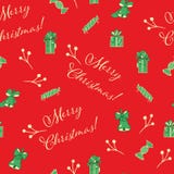 Christmas red seamless vector pattern background royalty free illustration Christmas red seamless vector pattern background royalty free illustration