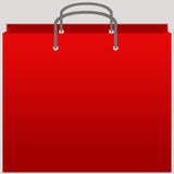 Vector rojo del bolso de compras libre illustration Vector rojo del bolso de compras libre illustration