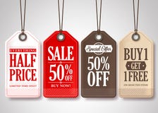 Vector Sale Tags Design Collection Hanging with Different Colors vector illustration Vector Sale Tags Design Collection Hanging with Different Colors vector illustration