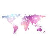 Vector Schablone Weltkarte mit globalem Technologievernetzungskonzept Verbindungen des globalen Netzwerks Digital-Daten lizenzfreie abbildung Vector Schablone Weltkarte mit globalem Technologievernetzungskonzept Verbindungen des globalen Netzwerks Digital-Daten lizenzfreie abbildung