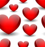 Vector seamless background with red hearts royalty free illustration Vector seamless background with red hearts royalty free illustration