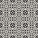 Vector Seamless Black And White Ethnic Geometric Blocks Pattern vector illustration Vector Seamless Black And White Ethnic Geometric Blocks Pattern vector illustration