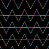 Vector seamless Glitch pattern . Color on black background. Triangle element. Digital pixel noise abstract design vector illustration Vector seamless Glitch pattern . Color on black background. Triangle element. Digital pixel noise abstract design vector illustration