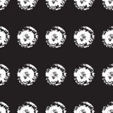 Vector seamless pattern. Abstract doodle background with round b Stock Image Vector seamless pattern. Abstract doodle background with round b Stock Image