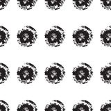 Vector seamless pattern. Abstract doodle background with round b Royalty Free Stock Photos Vector seamless pattern. Abstract doodle background with round b Royalty Free Stock Photos
