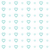 Vector seamless pattern of hearts, simple and clean stock illustration Vector seamless pattern of hearts, simple and clean stock illustration