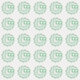 Vector seamless pattern of moneys in creative loop circle style stock illustration Vector seamless pattern of moneys in creative loop circle style stock illustration