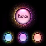 Vector set of bright color shiny buttons royalty free illustration Vector set of bright color shiny buttons royalty free illustration