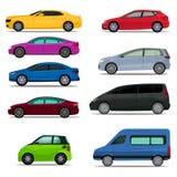 Vector set of different types and models of cars vector illustration Vector set of different types and models of cars vector illustration