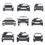 Vector Set Of Different Car Icons In Front View Stock Photo
