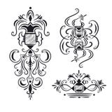 Collection of ornate design elements vector illustration Collection of ornate design elements vector illustration