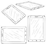 Vector Set of Sketch Tablet PC royalty free illustration Vector Set of Sketch Tablet PC royalty free illustration