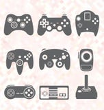 Vector Set: Video Game Controller Silhouettes