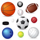 Vector sport balls