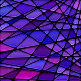 Vector Stained-glass Mosaic Background Stock Image