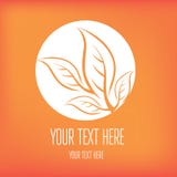 Vector stylish floral background, logo vector illustration Vector stylish floral background, logo vector illustration