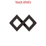 Vector TenX PAY logo stock illustration Vector TenX PAY logo stock illustration