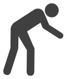 Vector Tired Person Icon stock illustration Vector Tired Person Icon stock illustration