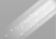 Vector transparant de gloed lichteffect van de zonlicht speciaal lens Kerstmis abstract patroon Het fonkelen magische stofdeeltje vector illustratie Vector transparant de gloed lichteffect van de zonlicht speciaal lens Kerstmis abstract patroon Het fonkelen magische stofdeeltje vector illustratie