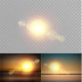 Vector transparant de gloed lichteffect van de zonlicht speciaal lens Kerstmis abstract patroon Het fonkelen magische stofdeeltje royalty-vrije illustratie Vector transparant de gloed lichteffect van de zonlicht speciaal lens Kerstmis abstract patroon Het fonkelen magische stofdeeltje royalty-vrije illustratie