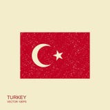 Vector Turkey Flag, Turkey Flag Illustration. Vector Icon Stock Image Vector Turkey Flag, Turkey Flag Illustration. Vector Icon Stock Image