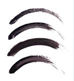 Vector van de de borstelslag van de samenstellings kosmetisch die mascara de textuurontwerp op wit wordt geïsoleerd Het realistis royalty-vrije illustratie Vector van de de borstelslag van de samenstellings kosmetisch die mascara de textuurontwerp op wit wordt geïsoleerd Het realistis royalty-vrije illustratie