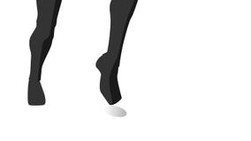 Vector van het stappen benen leeg malplaatje als achtergrond vector illustratie Vector van het stappen benen leeg malplaatje als achtergrond vector illustratie