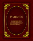 Vector vintage background in a luxurious royal style with oriental gold ornaments. Template to create invitations, cards. Stock Photo Vector vintage background in a luxurious royal style with oriental gold ornaments. Template to create invitations, cards. Stock Photo