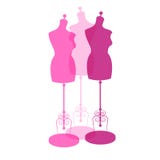 Vector Vintage Tailor's Mannequin Royalty Free Stock Image - Image ...