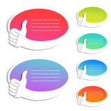 Vector web advertisement labels. Best choice symbol. Business oval bubbles with pointer of hand. Shopping tags with gesture hand. Stock Photos Vector web advertisement labels. Best choice symbol. Business oval bubbles with pointer of hand. Shopping tags with gesture hand. Stock Photos
