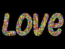 Vector Word Love Royalty Free Stock Images Vector Word Love Royalty Free Stock Images