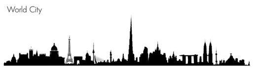 Vector World Monuments stock illustration Vector World Monuments stock illustration