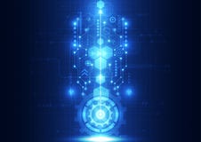 Vector zukünftige Technologie der abstrakten Technik, elektrischen Telekommunikationshintergrund lizenzfreie abbildung Vector zukünftige Technologie der abstrakten Technik, elektrischen Telekommunikationshintergrund lizenzfreie abbildung